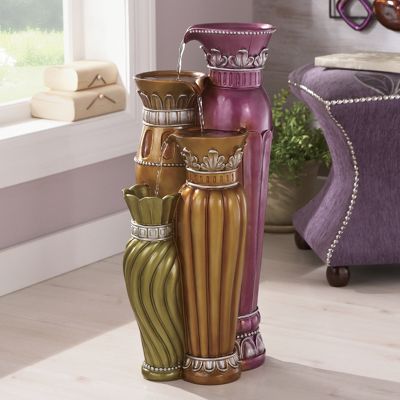 Fountain Purple Potters Art