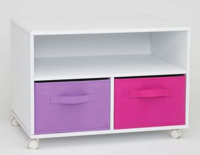 Tv Game Cart Pink and Purple