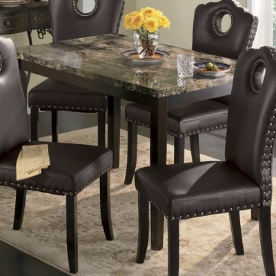 Dining Table Marble Look