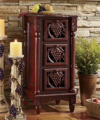 Cabinet 3 Bin Grapevine