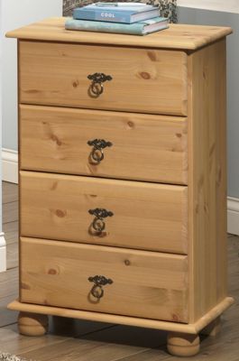 Pine Chest 4 Drawer