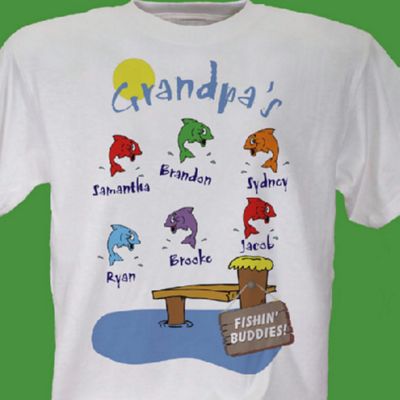 Grandpas Fishing Buddies T Shirt
