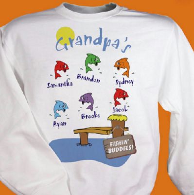 Grandpas Fishing Buddies Sweatshirt