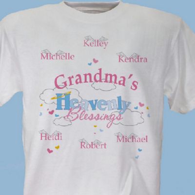 Grandmas Heavenly Blessings T Shirt