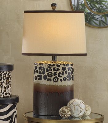 Table Lamp Leopard