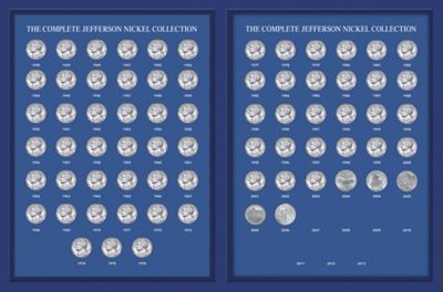 Complete Jefferson Nickel Year Collection 1938 2007
