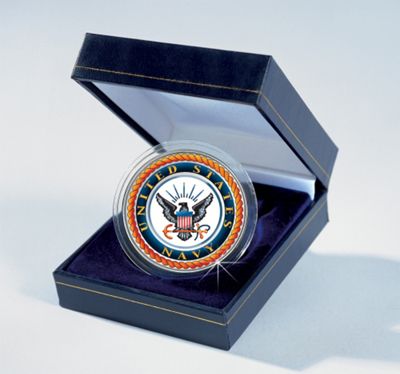 Navy Jfk Colorized Coin