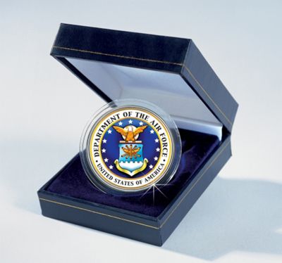 Air Force Jfk Colorized Coin