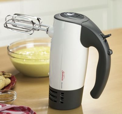 6 Speed Sunbeam Hand Mixer With Storage Bag