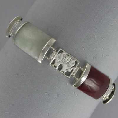 Jade Chinese Symbol Bracelet