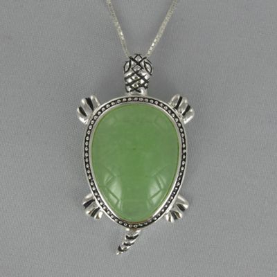 Jade Turtle Pendant