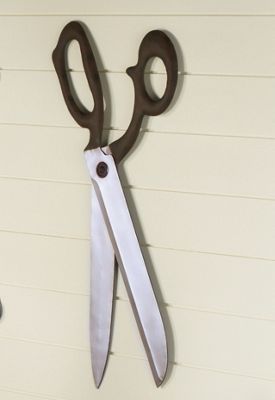 Stay at Home-ista: Giant Scissors Wall Art- guest post from