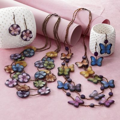 Jewelry Set Spring Motif