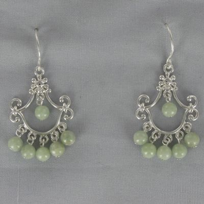 Jade Chandelier Earrings