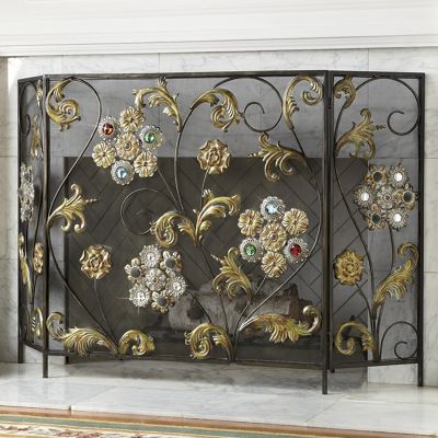 Fireplace Screen Flowering