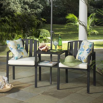 Wrought Iron Chair Table Set