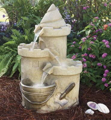 Lighted Sand Castle Fountain