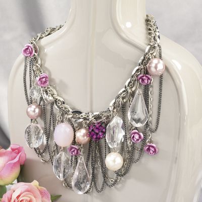 rosette necklace