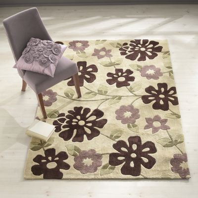 Alfombra floral Violet Dreams