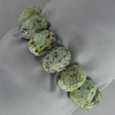 Turquoise Oval Stretch Bracelet