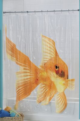 Shower Curtain Goldzilla