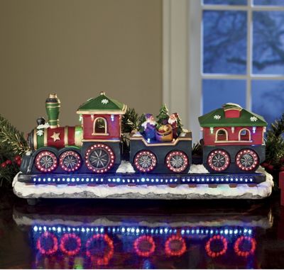 Holiday Train With Led Lights