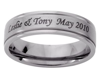 Ring Mens Personalized Message