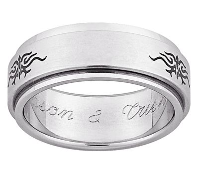 Ring Mens Tribal Spinner