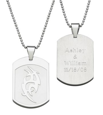 Pendant Tribal Personalized Dog Tag
