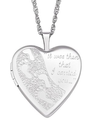 Colgante personalizado con dije con huellas