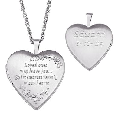 Pendant Personalized Memorial Locket