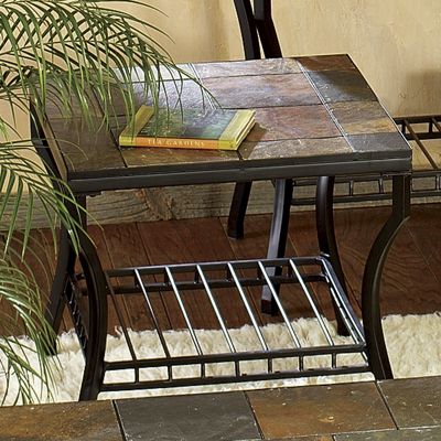 Chauncey Slate End Table