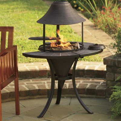 Chiminea Barbecue Grill