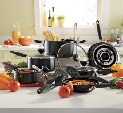 13 Piece Silverstone  Nonstick Cookware Set By Farberware 