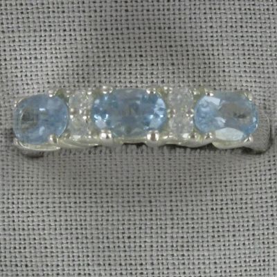 Blue Topaz Oval Band