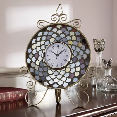 Clock Fiona Mosaic