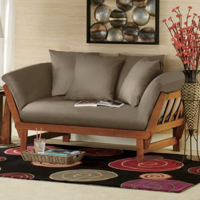 Lounger Sofa Bed Ivory, Red or Green