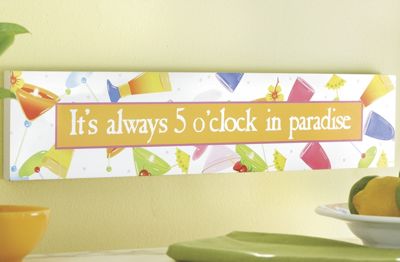 Wall Plaque, Paradise