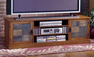 63 Slate Front TV Stand
