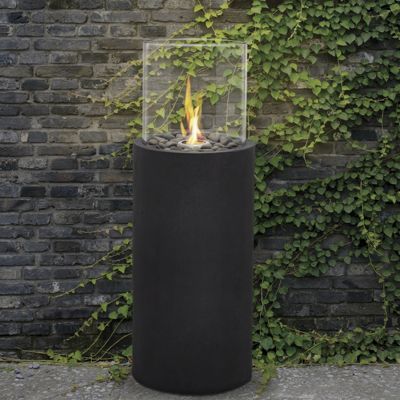 Chimenea Modesto, pizarra negra