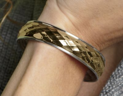 Two Tone Flex Bangle