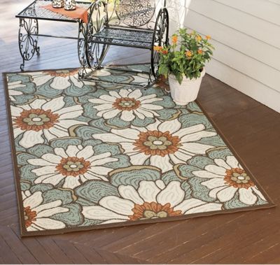 Summer Blooms Anywhere Rug