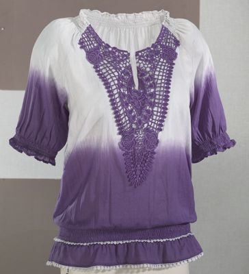 Ombre Crochet Top Z
