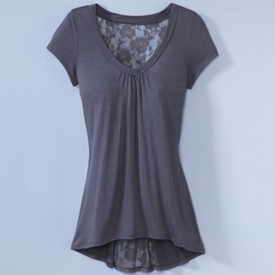 Alonna Lace Back Tee