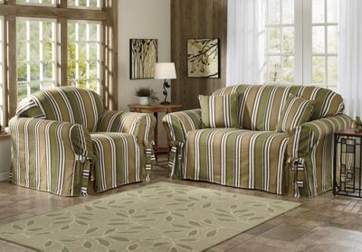 Classic Stripe Slipcovers Collection