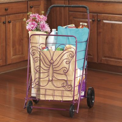butterfly shopping cart