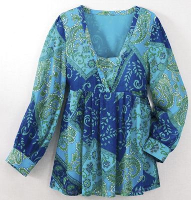 Boho Print Top