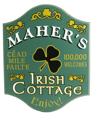Irish Rose Cottage Sign