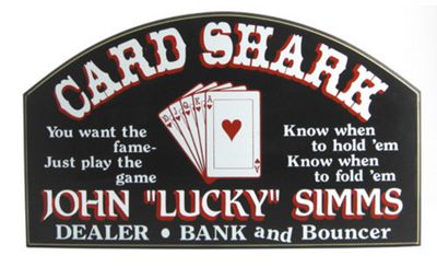 Card Shark Sign