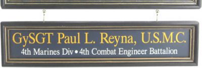 Marines Nameboard